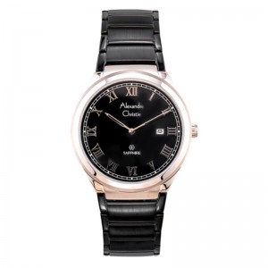 Alexandre Christie AC 8538 Rosegold Black MDBBRBA Sapphire
